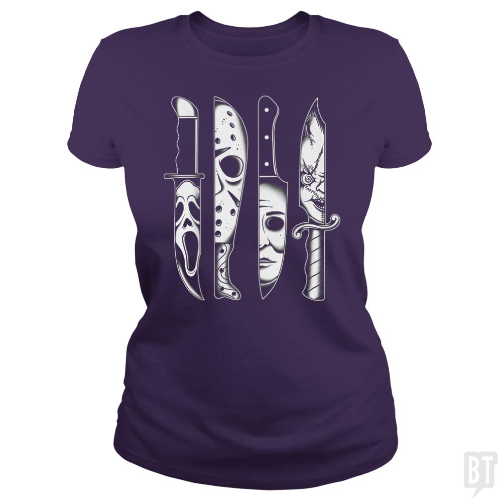 Horror Movie Knives - BustedTees.com