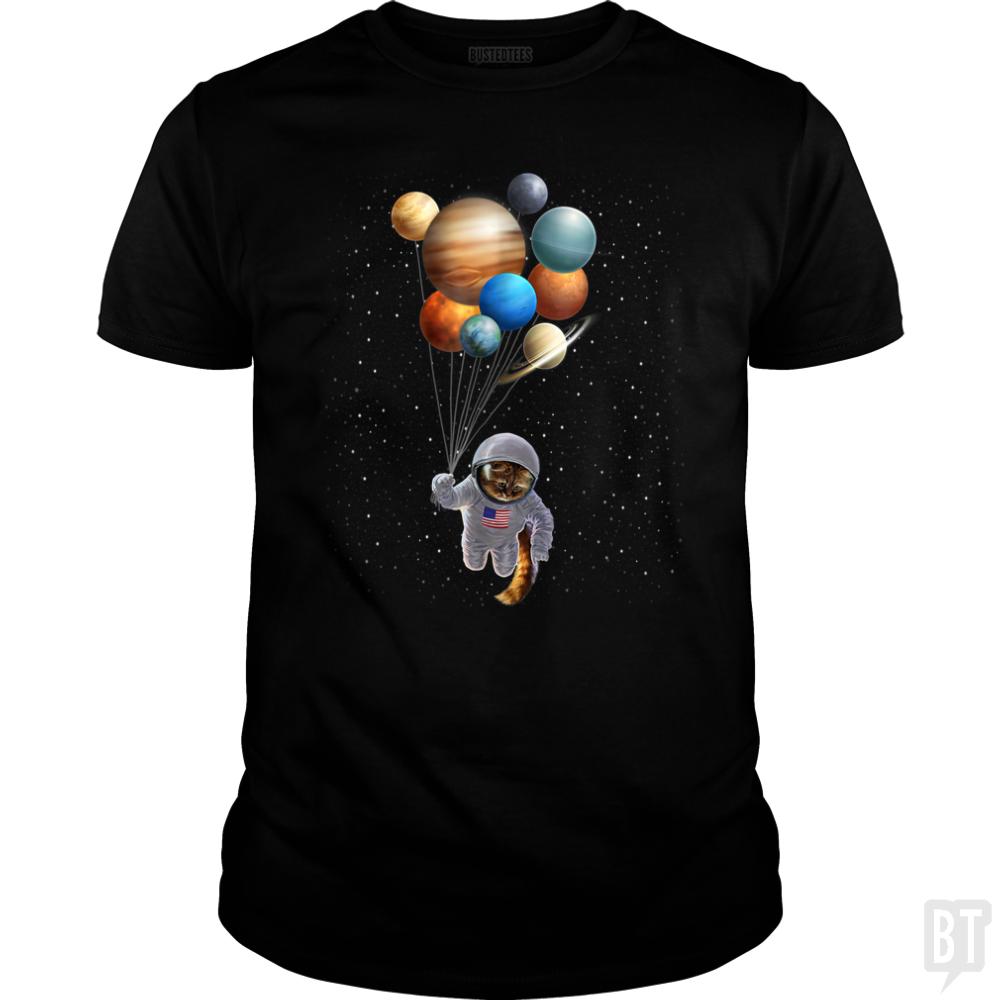 Astronaut Cat - BustedTees.com