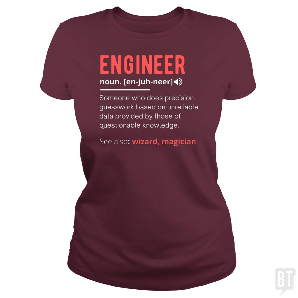 Engineer Definition - BustedTees.com