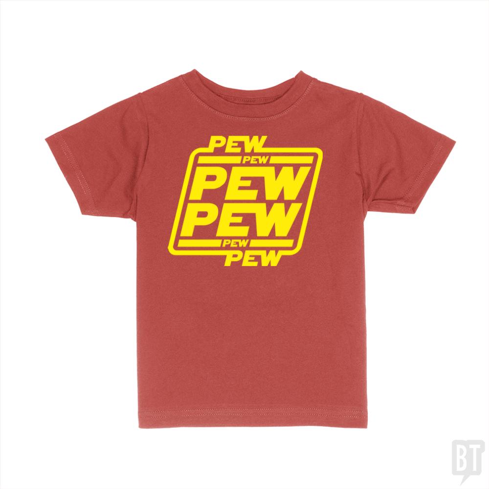 PEW PEW Kids Shirt - BustedTees.com
