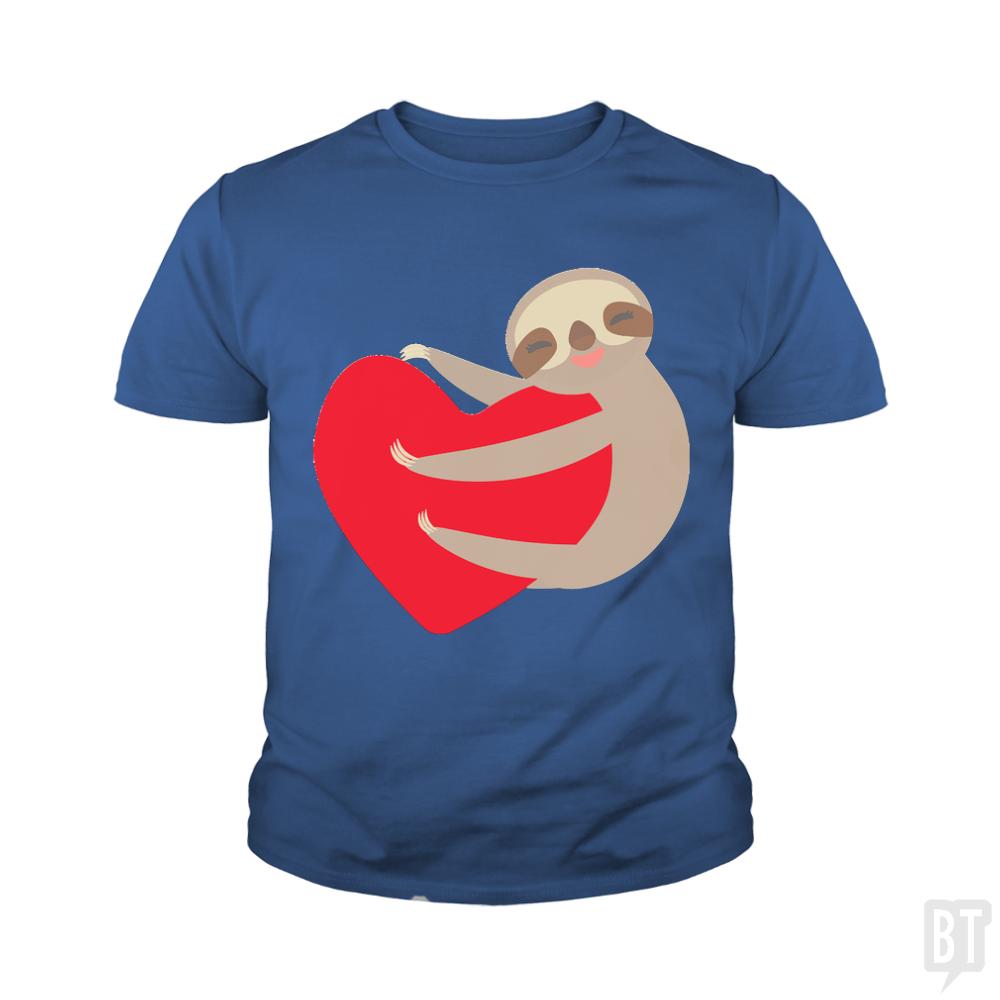 Lovey Sloth Kids Shirt