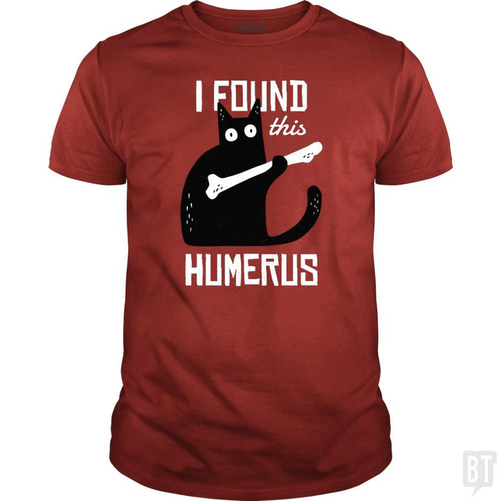 Funny Cat with a Bone - BustedTees.com