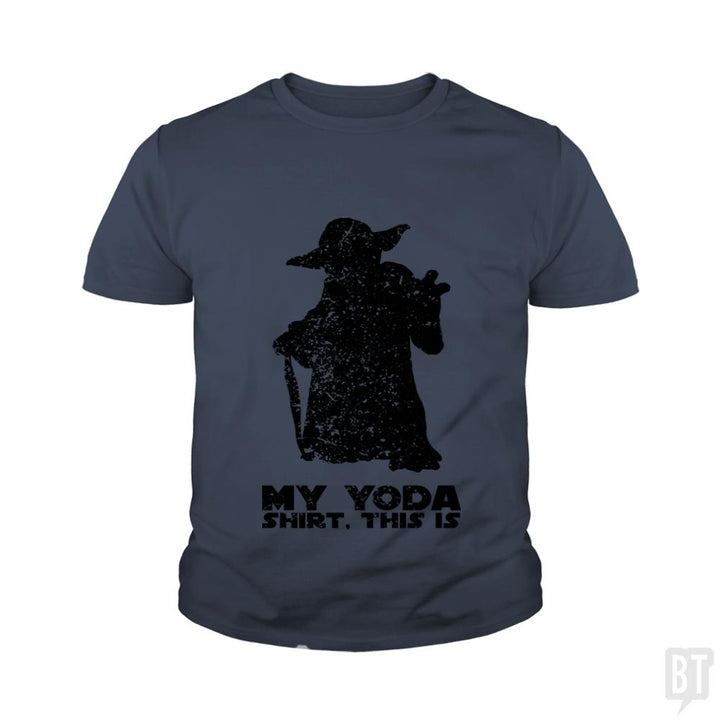 This is my Yoda shirt. Kids Shirt - BustedTees.com