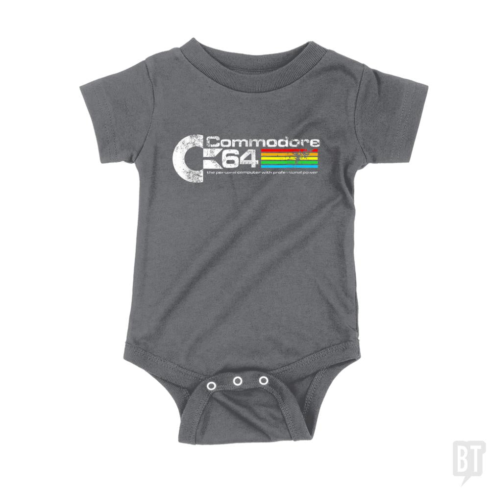 Commodore 64 Onesie - BustedTees.com