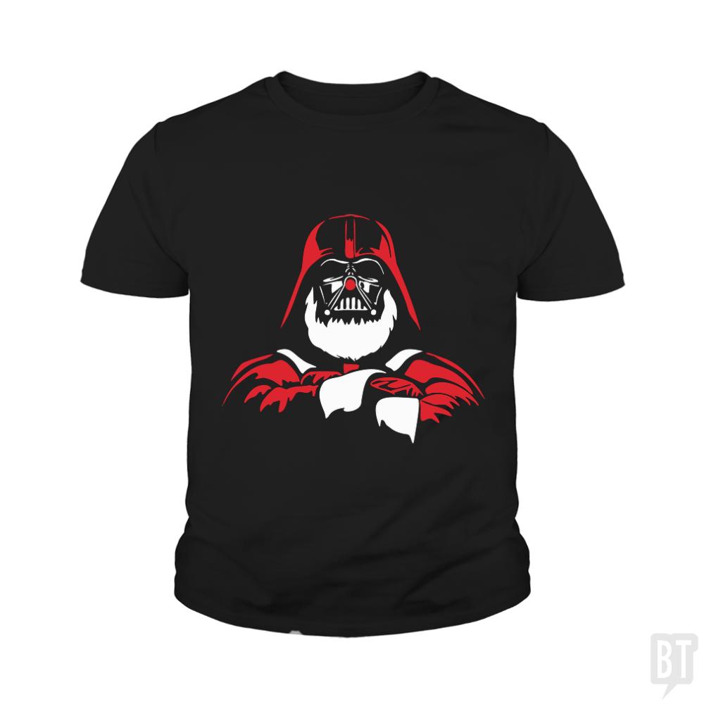 Darth Santa Kids Shirt - BustedTees.com