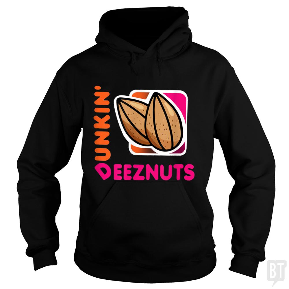 Dunkin Deez Nuts Funny Gifts Deez-Nuts - BustedTees.com