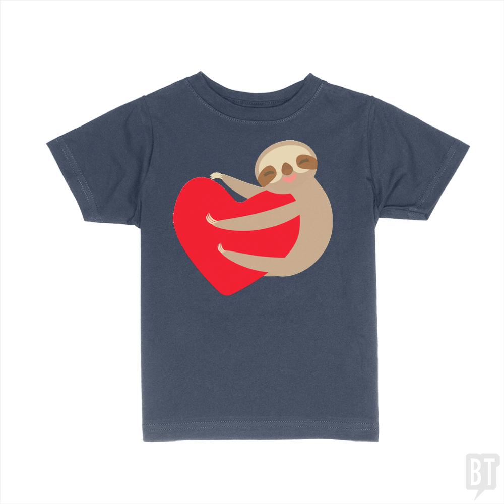 Lovey Sloth Kids Shirt