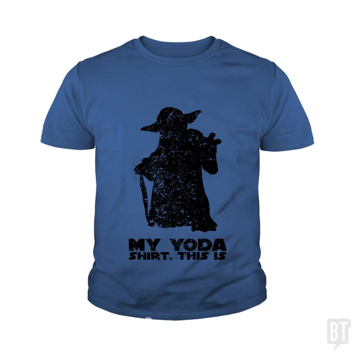 This is my Yoda shirt. Kids Shirt - BustedTees.com