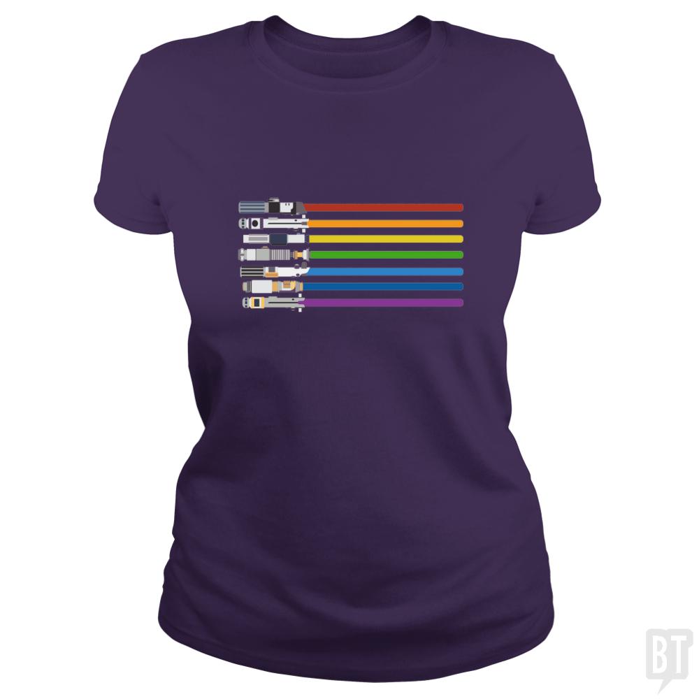 Rainbow With Love - BustedTees.com