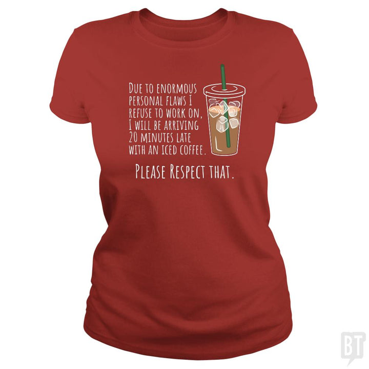 Iced Coffee - BustedTees.com