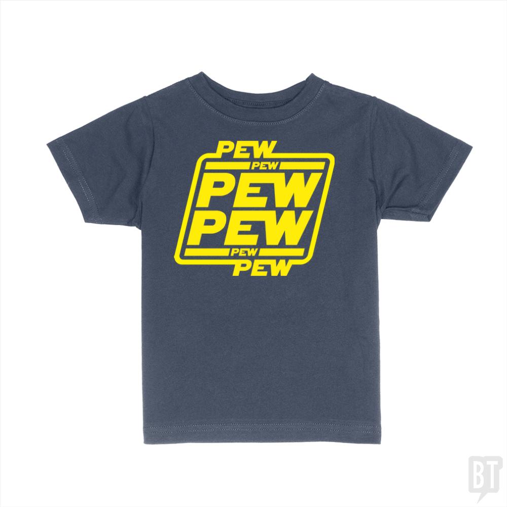 PEW PEW Kids Shirt - BustedTees.com