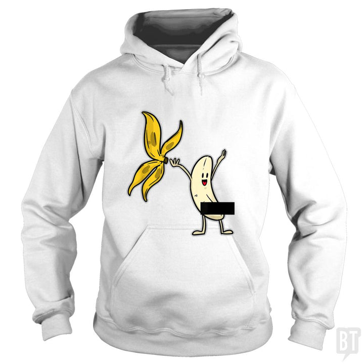 Banana Striptease Censored  Naked Funny Adult - BustedTees.com