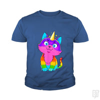 Load image into Gallery viewer, Caticorn Kids Shirt - BustedTees.com
