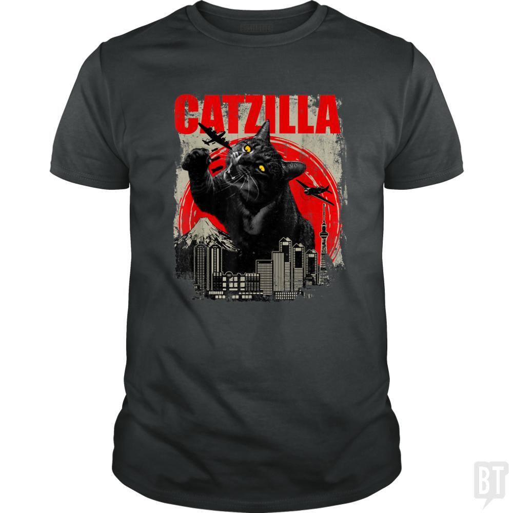 Tabby Catzilla - BustedTees.com