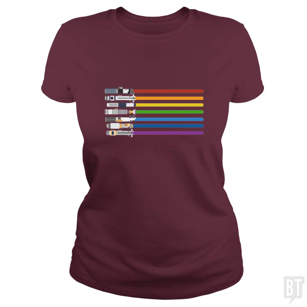 Rainbow With Love - BustedTees.com
