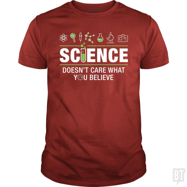 Doesnt Care What You Believe - BustedTees.com