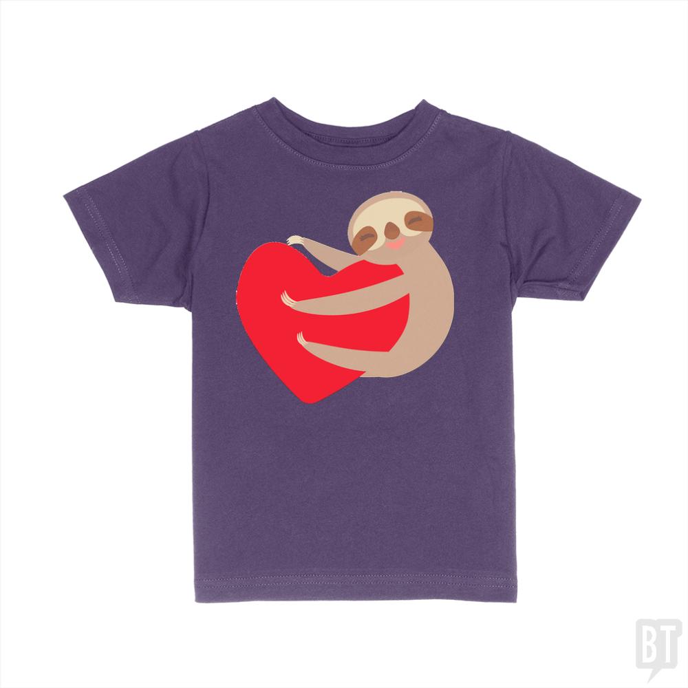 Lovey Sloth Kids Shirt
