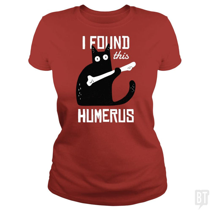 Funny Cat with a Bone - BustedTees.com