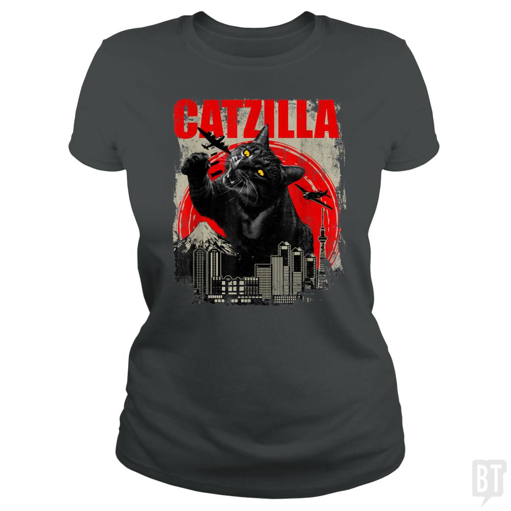 Tabby Catzilla - BustedTees.com