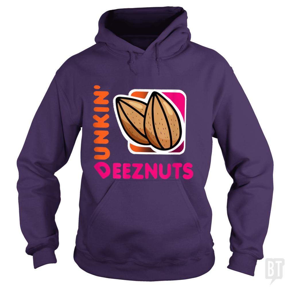 Dunkin Deez Nuts Funny Gifts Deez-Nuts - BustedTees.com