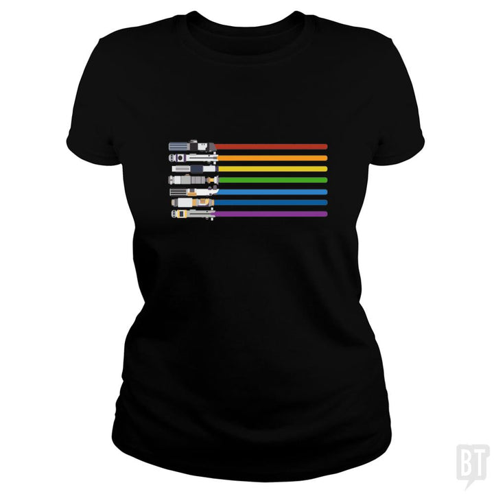 Rainbow With Love - BustedTees.com