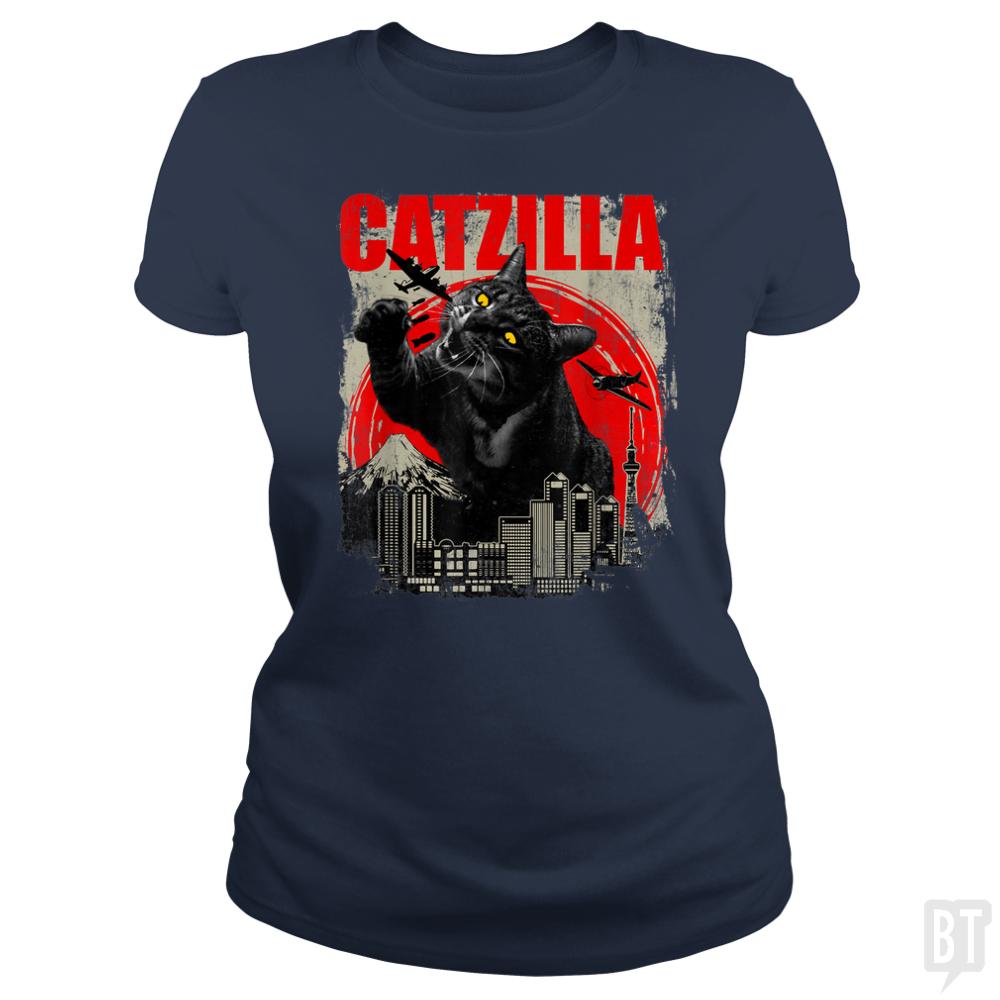 Tabby Catzilla - BustedTees.com