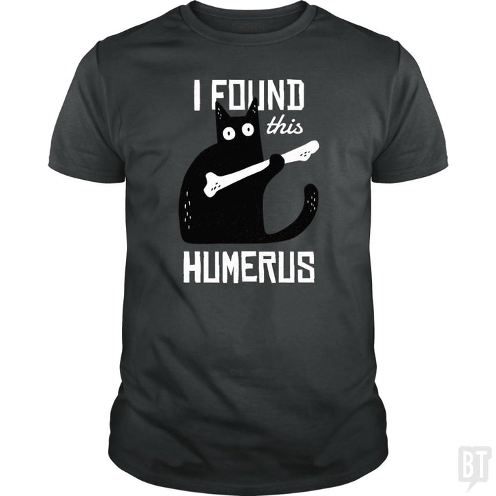 Funny Cat with a Bone - BustedTees.com