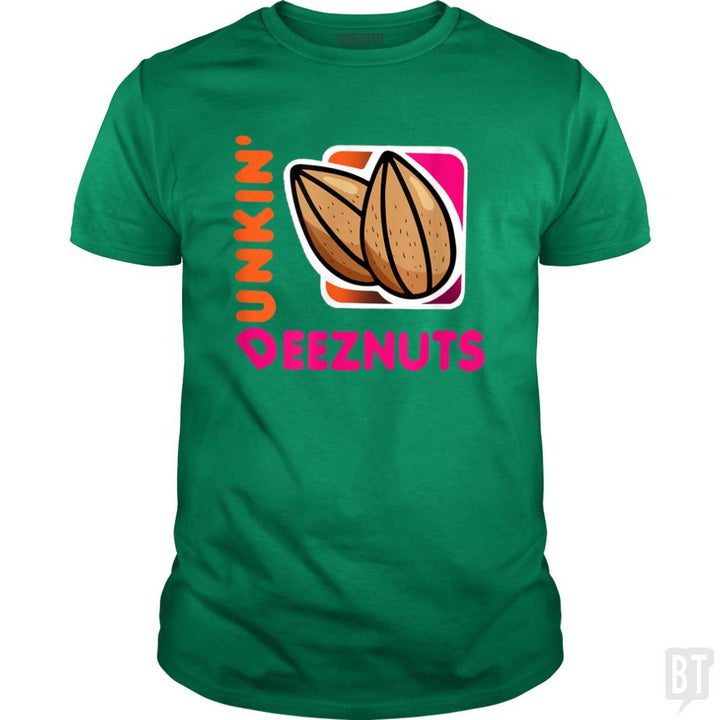 Dunkin Deez Nuts Funny Gifts Deez-Nuts - BustedTees.com