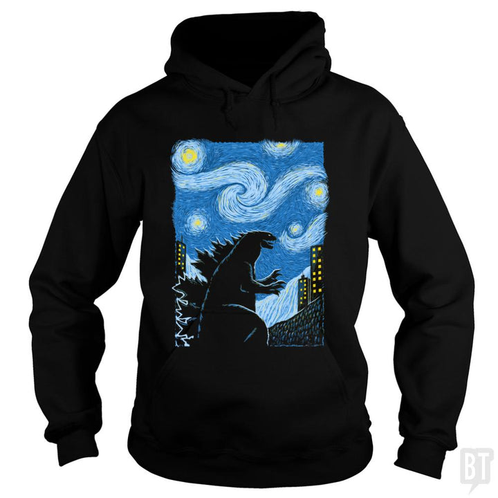 Gogh-Zilla - BustedTees.com
