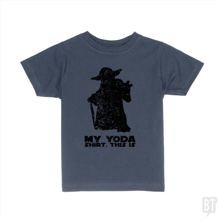 This is my Yoda shirt. Kids Shirt - BustedTees.com