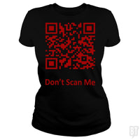 Load image into Gallery viewer, Funny Rick Roll Meme QR Code Scan Shirt for Laughs - BustedTees.com
