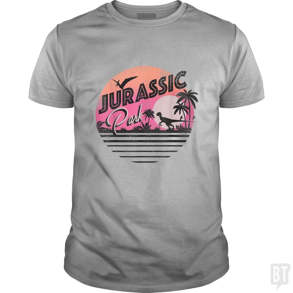 Retro 90's Dinosaur Scene - BustedTees.com