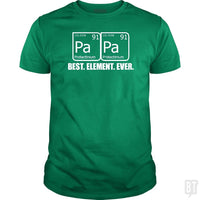 Load image into Gallery viewer, PAPA BEST ELEMENT EVER Funny Father&#39;s Day Grandpa - BustedTees.com
