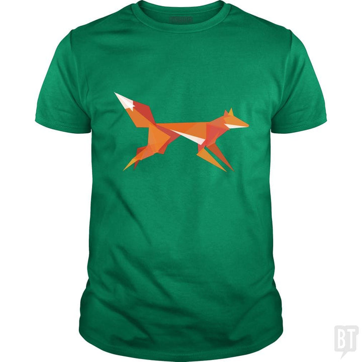 Fractal Geometric Fox - BustedTees.com