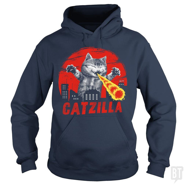 Catzilla - BustedTees.com