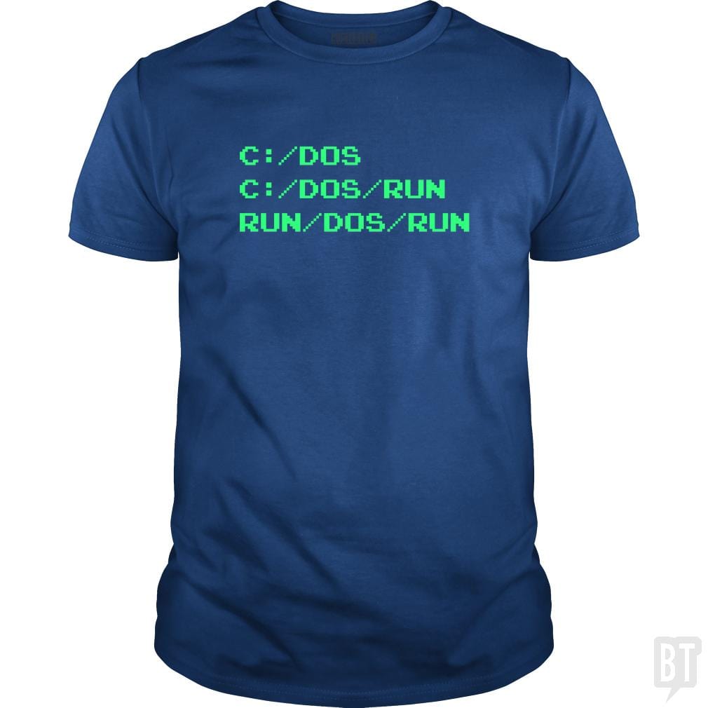 Run/DOS/Run - BustedTees.com