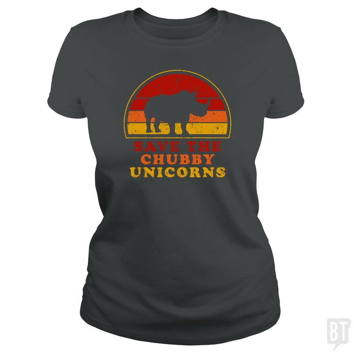 Save The Chubby Unicorns - BustedTees.com