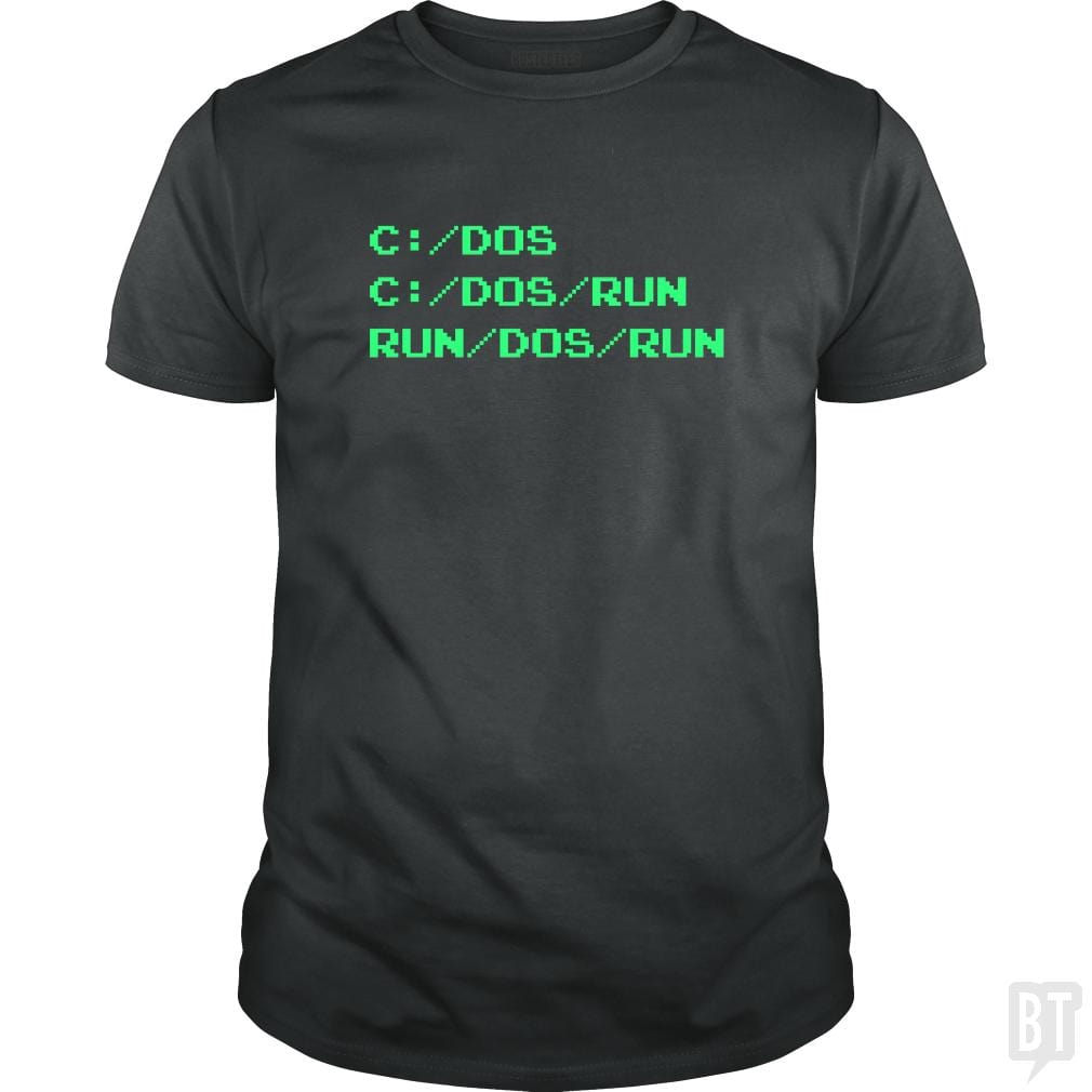 Run/DOS/Run - BustedTees.com