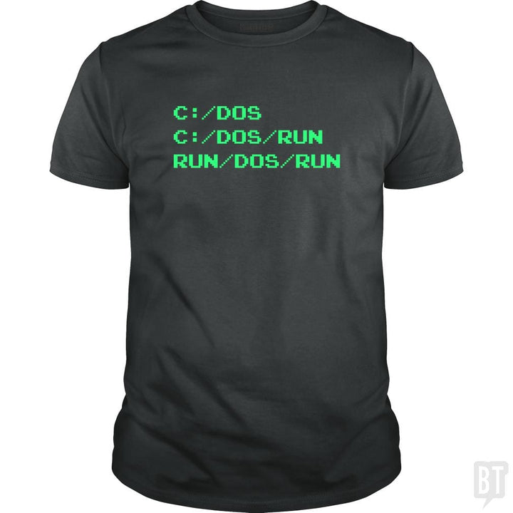 Run/DOS/Run - BustedTees.com