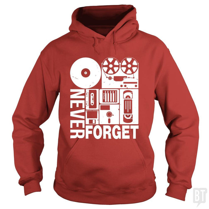 Never Forget Cassette Tape Disk Floppy - BustedTees.com