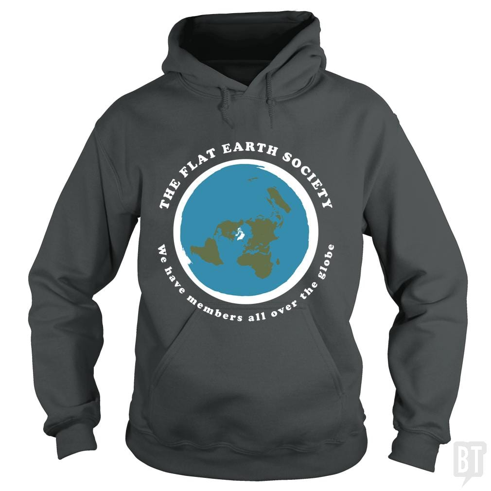 Flat Earth Society - BustedTees.com