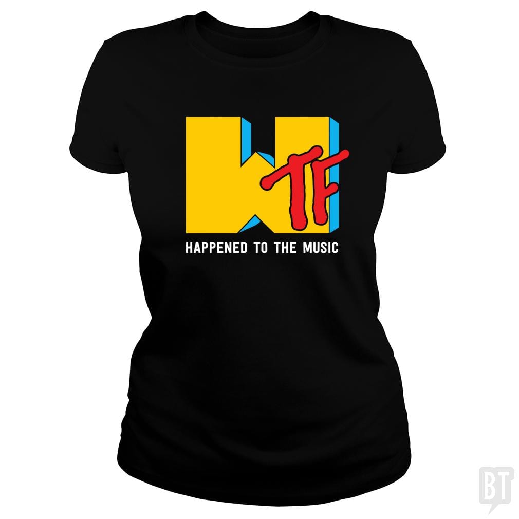 WTF Music - BustedTees.com