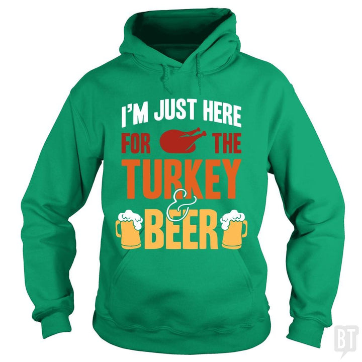 Turkey And Beer - BustedTees.com