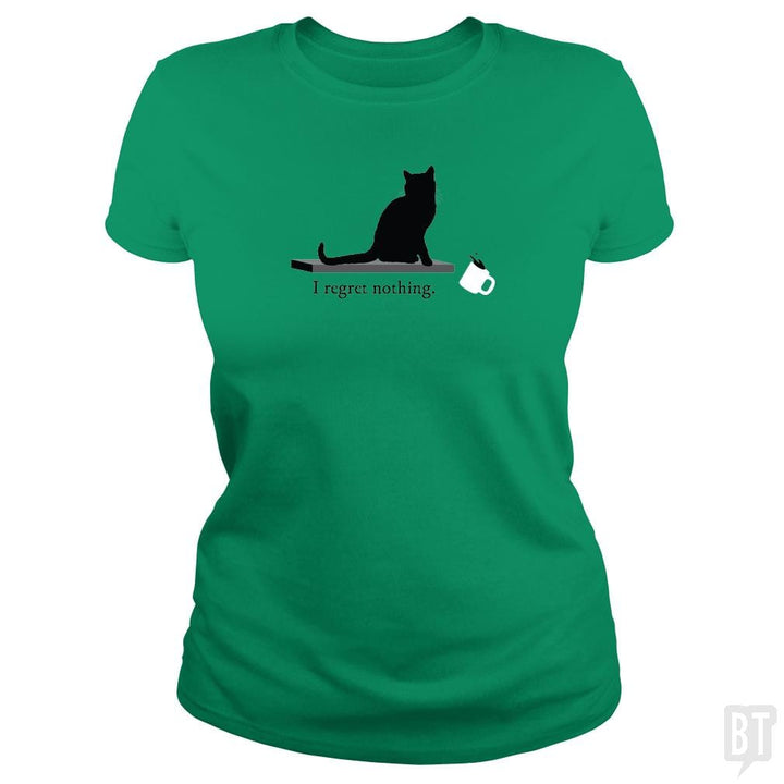 I Regret Nothing Cat - BustedTees.com