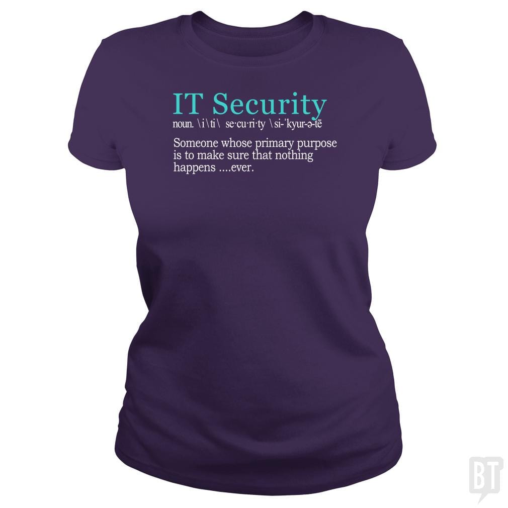 Best Funny IT Security Cybersecurity Definition Gi - BustedTees.com
