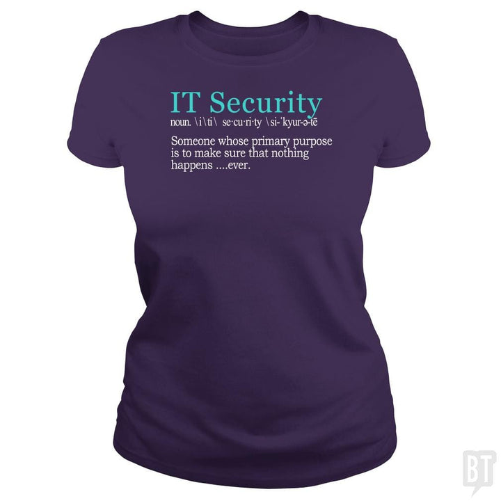 Best Funny IT Security Cybersecurity Definition Gi - BustedTees.com
