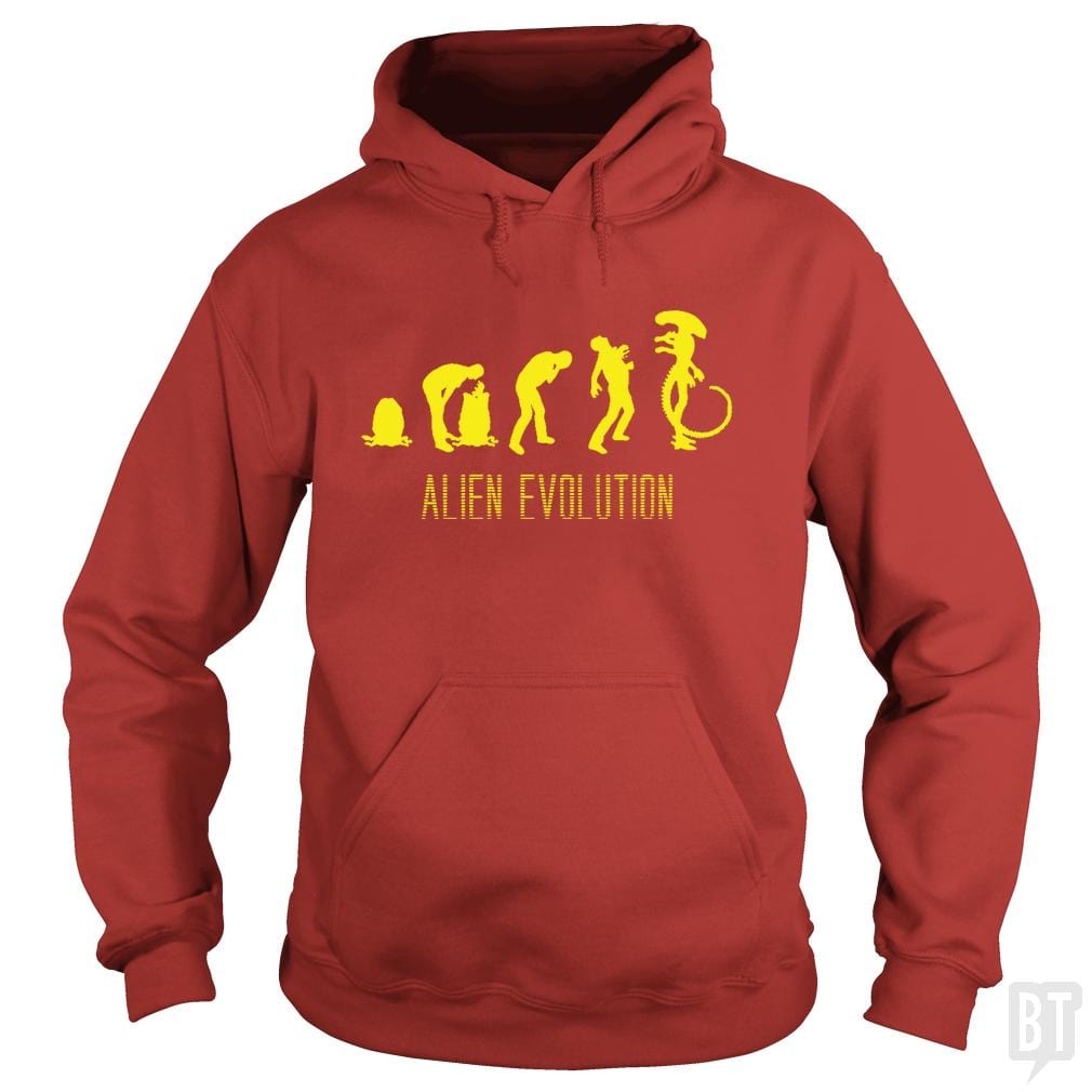 Alien Evolution - BustedTees.com