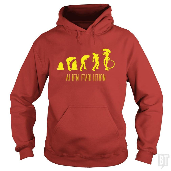 Alien Evolution - BustedTees.com