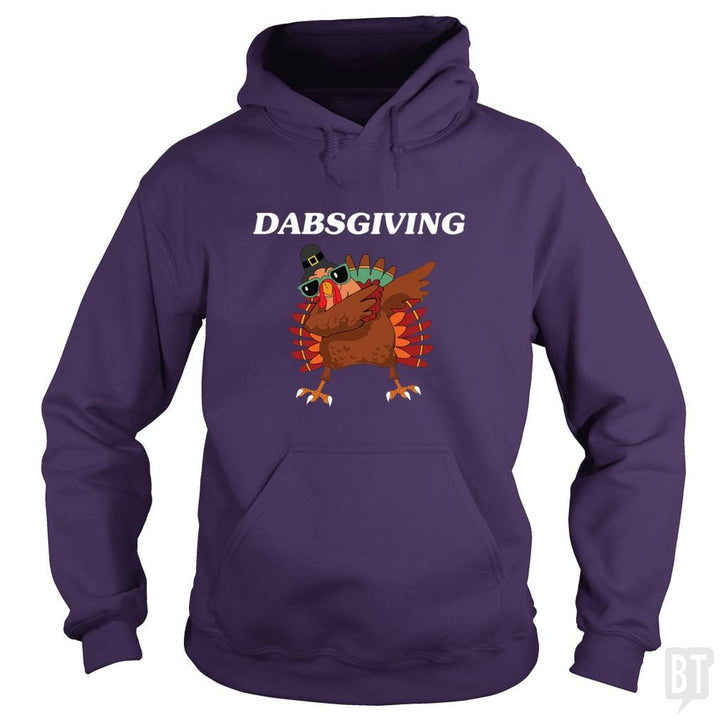 Dabsgiving Dabbing Turkey Funny Thanksgiving - BustedTees.com