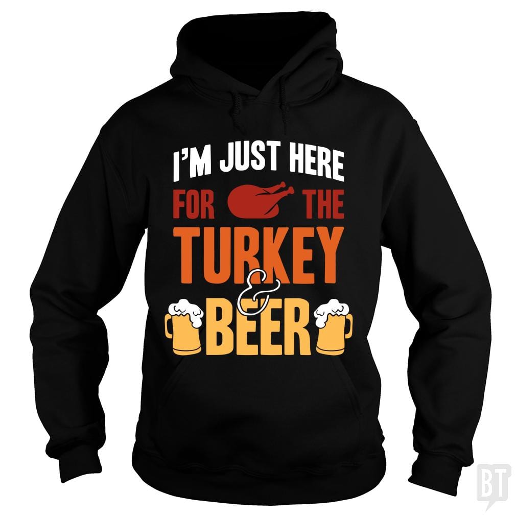 Turkey And Beer - BustedTees.com